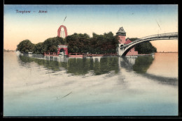 Delcampe - AK Treptow, Abtei Mit Brücke - Treptow