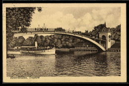 Delcampe - AK Treptow, Abtei-Brücke - Treptow