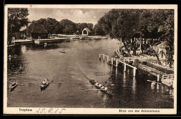 Delcampe - AK Treptow, Blick Von Der Abteibrücke - Treptow