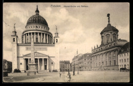 Delcampe - AK Potsdam, Nikolaikirche Und Rathaus - Potsdam
