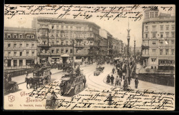 Delcampe - AK Berlin, Weidendammer Brücke Mit Verkehr - Mitte