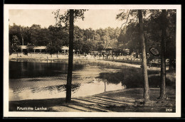 Delcampe - AK Berlin-Zehlendorf, Krumme Lanke, Seeufer Mit Badeanstalt - Zehlendorf