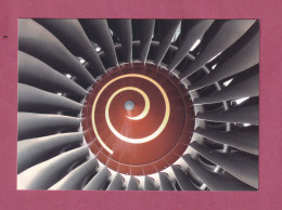 Delcampe - Lufthansa,triebwerk Rolls Royce Trent 500. Airbus A340-600. New, Standard Size, Back Divided. - 1946-....: Moderne