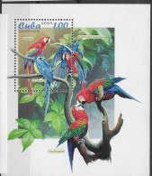 Delcampe - Cuba Mnh ** Parrot Bird Sheet 2005 - Neufs