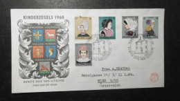 Delcampe - Niederlande Mi. 755/759 FDc Nach Österreich Adressiert-Beförderungsspuren Mi. 20.-€ - FDC