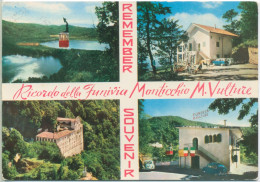 Delcampe - MONTICCHIO ATELLA RIONERO POTENZA Ricordo Funivia Monte Vulture Vedutine (s226e10) - Potenza
