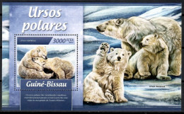 Delcampe - Guinea-Bissau 2017 Mi Block 1575 MNH (ZS5 GUBbl1575(ols)) - Ours