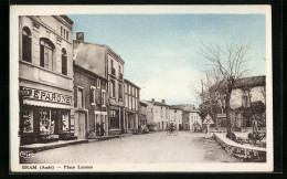 Delcampe - CPA Bram, Place Lannes - Bram