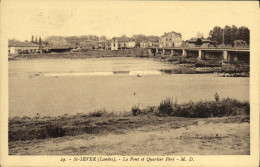 Delcampe - CPA St Sever Le Pont Et Quartier Pere - Saint Sever