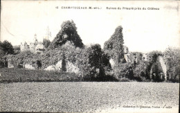Delcampe - CPA Champtoceaux (M Et L) Ruines Du Prieure Pres Du Chateau Collection F Chapeau Nantes 2 Mille - Champtoceaux