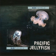 Delcampe - 2017 Tuvalu 2273-2274/B260 Marine Fauna - Pacific Jellyfish 14,00 € - Vie Marine