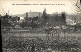 Delcampe - CPA St Michel Sur Orge Vue Generale Et Tour De Montlhery - Saint Michel Sur Orge