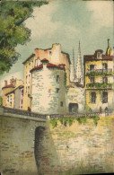 Delcampe - CPA Fantaisie Illustrateur Barday Bayonne Les Remparts Et La Tour De Lachepaillet - Barday
