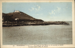 Delcampe - CPA Trebeurden La Pointe De L'Ile Millau Ou Vint Souvent Se Reposer L'eminent Homme D'Etat M Briand - Trébeurden