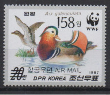 Delcampe - North Korea Corée Du Nord Nordkorea 2006 Mi. 5119 Surch. OVERPRINT Faune Fauna Bird Oiseaux Vogel Duck Canard Ente WWF - Canards