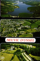 Delcampe - CPSM Neuvic D'Ussel Le Barrage Et Le Lac De La Triouzoune Château De Mialaret - Ussel