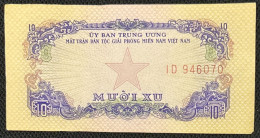 Delcampe - Viet Nam Vietnam South 10 Xu UNC Banknote 1963 - Pick # R1 / 02 Photos - Viêt-Nam