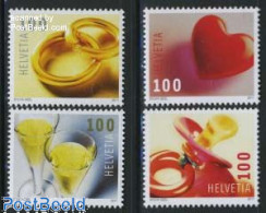 Delcampe - Switzerland 2011 Greeting & Wishing Stamps 4v S-a, Mint NH, Various - Greetings & Wishing Stamps - Ungebraucht