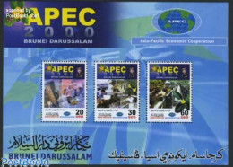 Delcampe - Brunei 2000 APEC S/s, Mint NH, Science - Various - Computers & IT - Export & Trade - Tourism - Informática