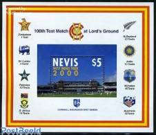 Delcampe - Nevis 2000 Cricket S/s, Mint NH, Sport - Cricket - Cricket