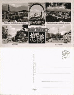 Delcampe - Traunstein Mehrbild-AK Stadtteilansichten Ua. Maxplatz, Stadtplatz Uvm. 1960 - Traunstein