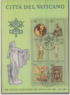 Delcampe - VATIKAN  Block 7, Gestempelt, Ausstellung Vatikanischer Kunstwerke In Den Vereinigten Staaten 1983 - Blocs & Feuillets