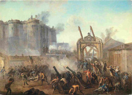 Delcampe - Carte Postale - Art - Peinture Histoire - La Prise De La Bastille Le 14 Juillet 1789 - Musée Carnavalet De Paris - Révol - Geschichte