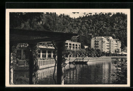 Delcampe - AK Bled / Veldes, Blick Zum Grand Hotel - Slowenien