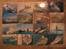Delcampe - 16 AFTER THE BATTLE WARSHIP CARDS IN FOLDER - Krieg