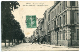Delcampe - CPA Voyagé * VESOUL La Caisse D'Epargne Place De La République Rue Georges Genoux * Editeur Rechet - Vesoul