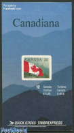 Delcampe - Canada 1989 Flag Booklet S-a, Mint NH, History - Flags - Stamp Booklets - Neufs