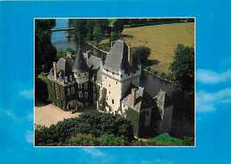 Delcampe - Carte Postale - Chateaux - Château De Rivarennes - Vue Aérienne - Indre - CPM - Carte Neuve - Voir Scans Recto-Verso - P - Castillos
