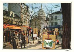 Delcampe - PARIS - MONTMARTRE LA PLACE DU TERTRE - Altri Monumenti, Edifici