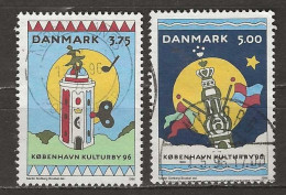 Delcampe - Denmark - Scott 1041-1042 - Gebraucht
