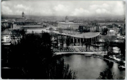 Delcampe - Karlsruhe Schwarzwaldhalle Stadthalle Stadtgartensee - Karlsruhe
