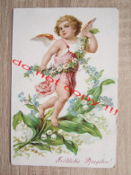Delcampe - Fröhliche Pfingsten ! - Little Angel ( 1901 ) - Pfingsten