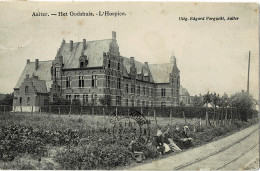Delcampe - Aalter Het Godhuis Circulée En 1913 - Aalter