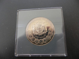 Delcampe - New Zealand 1 Dollar 1983 - 50th Anniversary - Silver (0.925) - 27.216 G - Nuova Zelanda