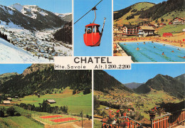 Delcampe - 74 CHATEL PISCINE TENNIS ET LE VILLAGE - Châtel