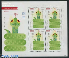 Delcampe - Guyana 2013 Year Of The Snake S/s, Mint NH, Nature - Various - Snakes - New Year - Nouvel An