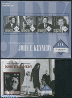 Delcampe - Micronesia 2013 J.F. Kennedy 2 S/s, Mint NH, History - American Presidents - Micronesia