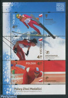 Delcampe - Poland 2014 Sochi Olympic Winners S/s, Mint NH, Sport - Olympic Winter Games - Skating - Skiing - Neufs