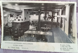 Delcampe - CP De Flums Dorf " Gasthaus Metzgerei Spitemeilen " - Flums