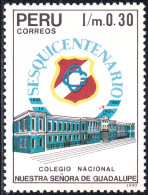 Delcampe - PERU 1992 OUR LADY OF GUADALUPE NATIONAL SCHOOL ANNIVERSARY**(MNH) - Pérou
