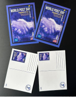 Delcampe - Liberia 2023 Stationery Entier Ganzsache Journée Mondiale De La Poste World Post Day UPU Confiance - Emissions Communes