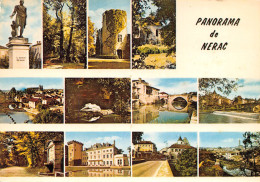 Delcampe - NERAC En ALBRET Panorama 17 (scan Recto-verso)KEVREN0009Ter - Nerac