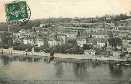 Delcampe - Carte Postale Ancienne - 91 - Corbeil Essonnes - Vue Sur Saint Germain Les Corbeil Prise De L'Hotel De Ville - CPA - Obl - Corbeil Essonnes