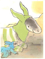 Delcampe - Carte Postale - Animaux - Anes - Ar Illustration - R Kromhout Et A Van Haeringen - Un Grand Petit Ane - CPM - Voir Scans - Esel