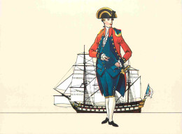 Delcampe - Carte Postale - Bateaux - Voiliers - Uniformes Militares Portugueses - A Marinha - Guarda Marinha E A Nau Vasco Da Gama - Segelboote