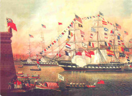 Delcampe - Carte Postale - Bateaux - Voiliers - The USS Constitution Also Referred To As Old Ironsides 1837 - Art Peinture - CPM - - Segelboote